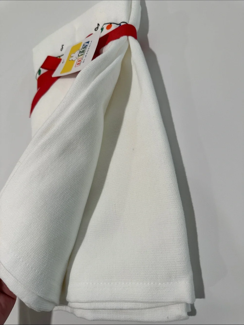 RARE Set of 2 Miffy Kitchen Towels by Magenta Christmas Stocking Bunny